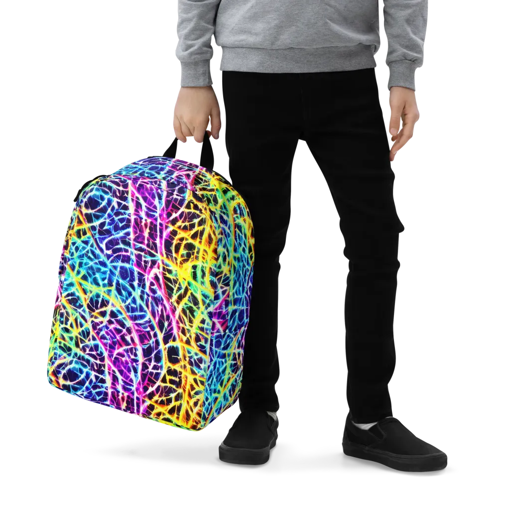 Voltage Web on Minimalist Backpack — Zoomed-in