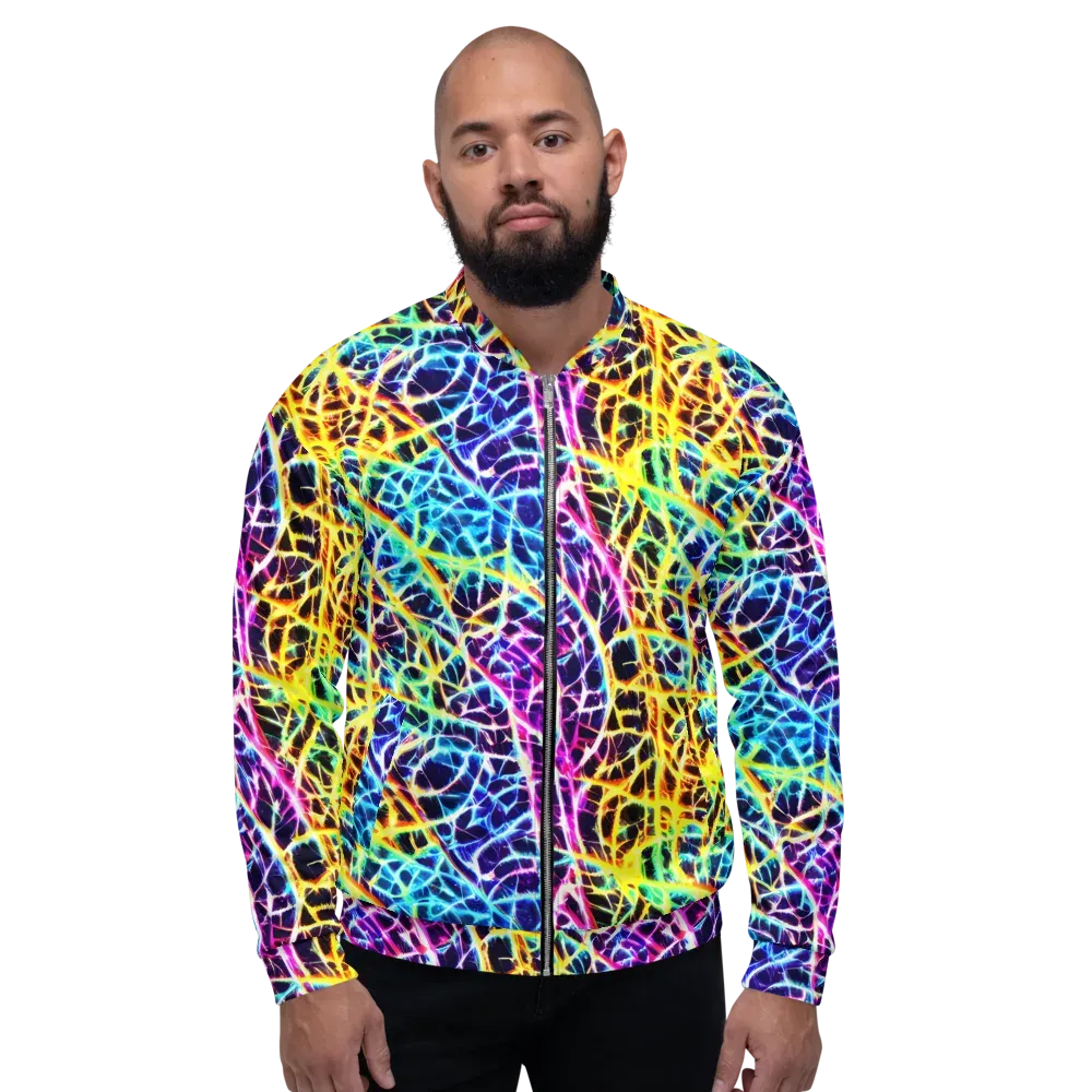 Voltage Web on Bomber Jacket — Front