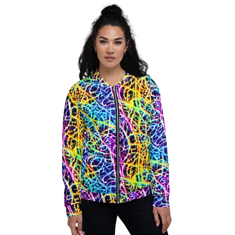 Voltage Web on Bomber Jacket — Front