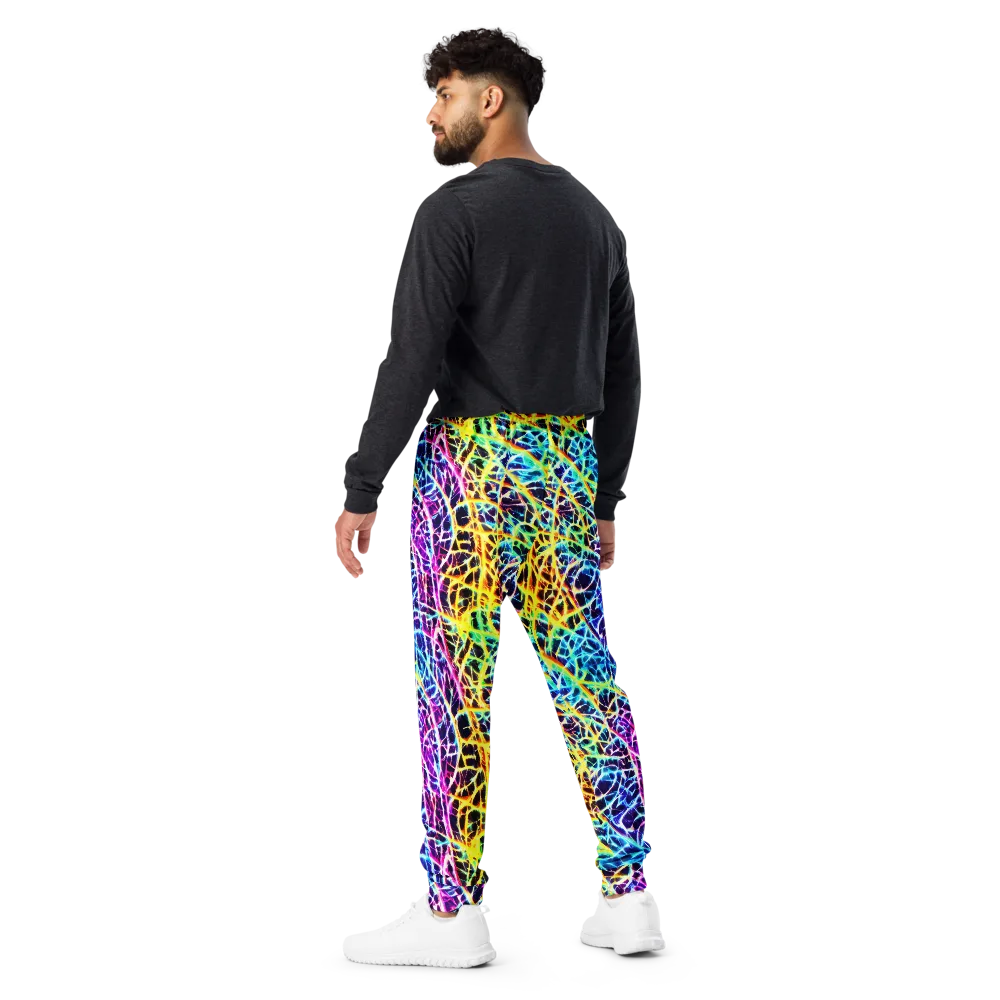 Voltage Web on Men's Joggers — Back