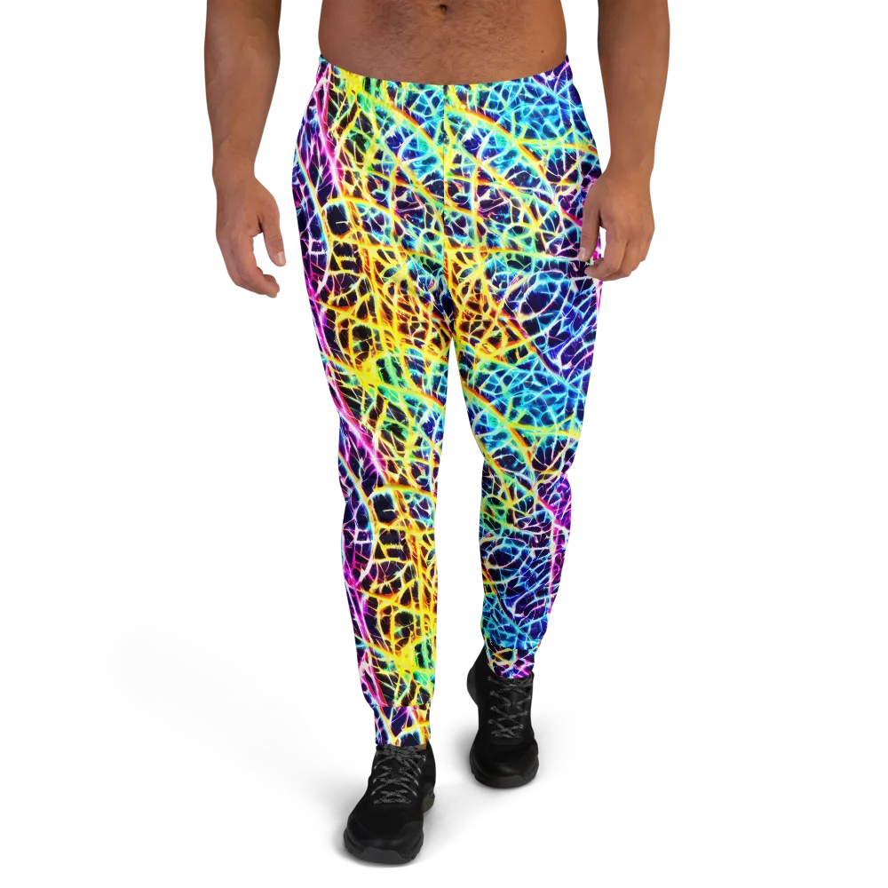 Voltage Web on Men's Joggers — Front