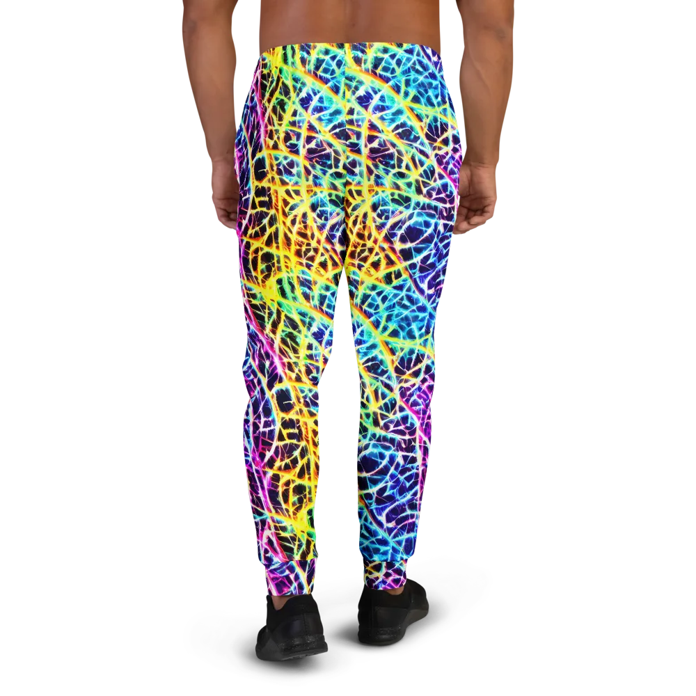 Voltage Web on Men's Joggers — Back