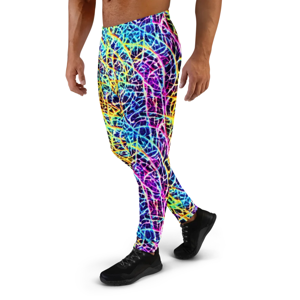 Voltage Web on Men's Joggers — Left
