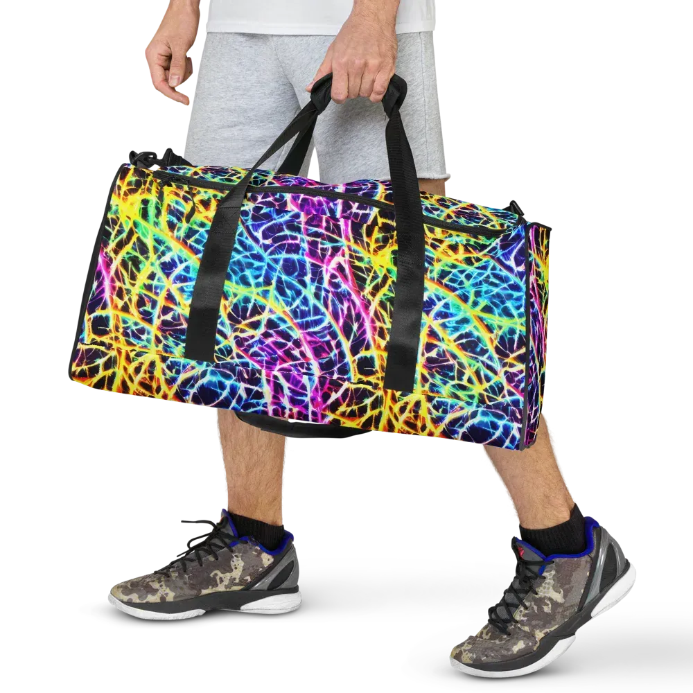 Voltage Web on Duffle Bag — Front