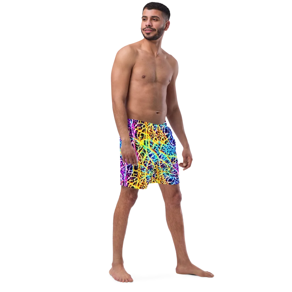 Voltage Web on Swim Trunks — Right Front