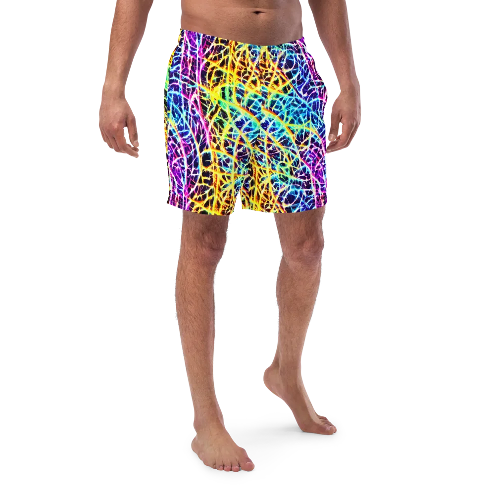 Voltage Web on Swim Trunks — Front