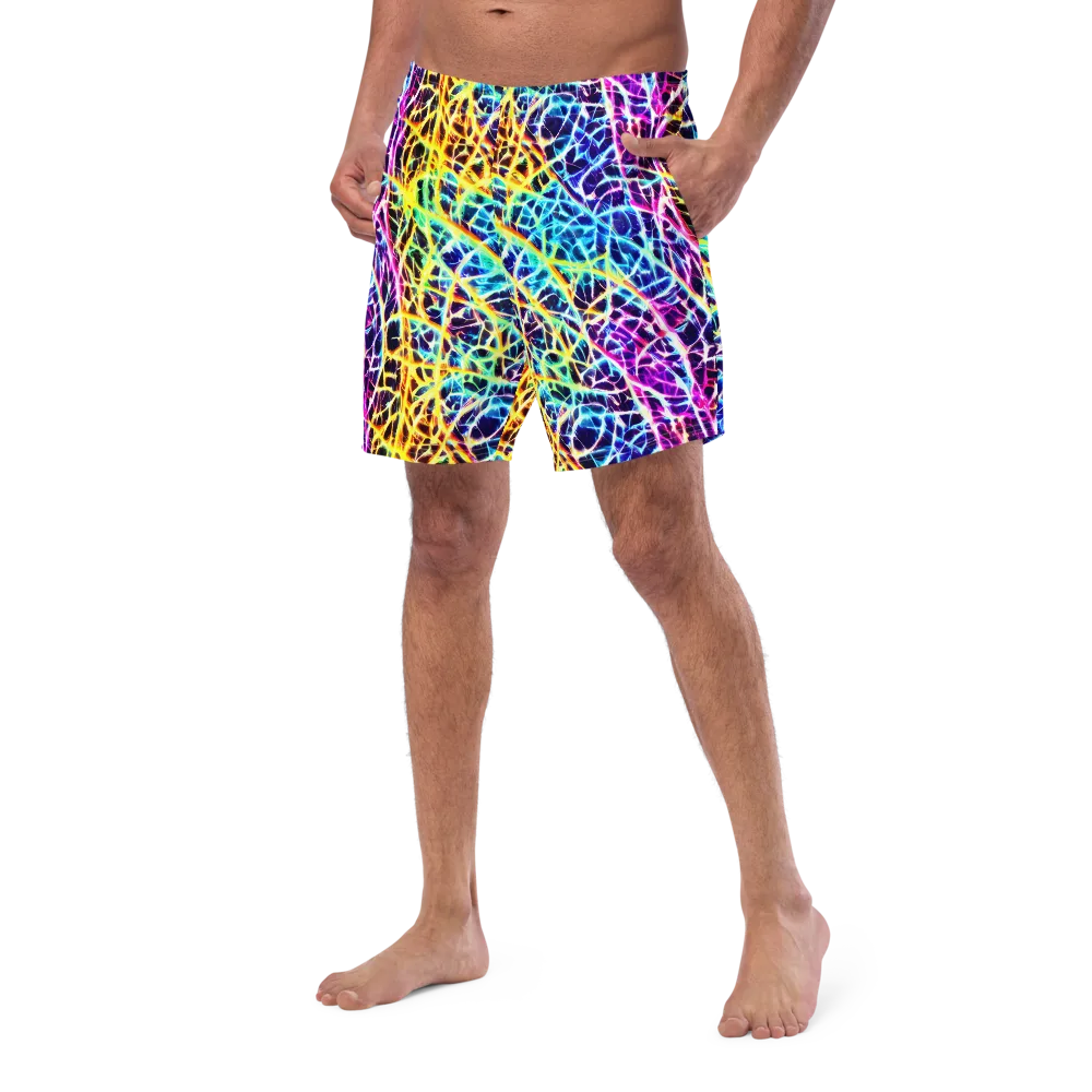 Voltage Web on Swim Trunks — Left Front