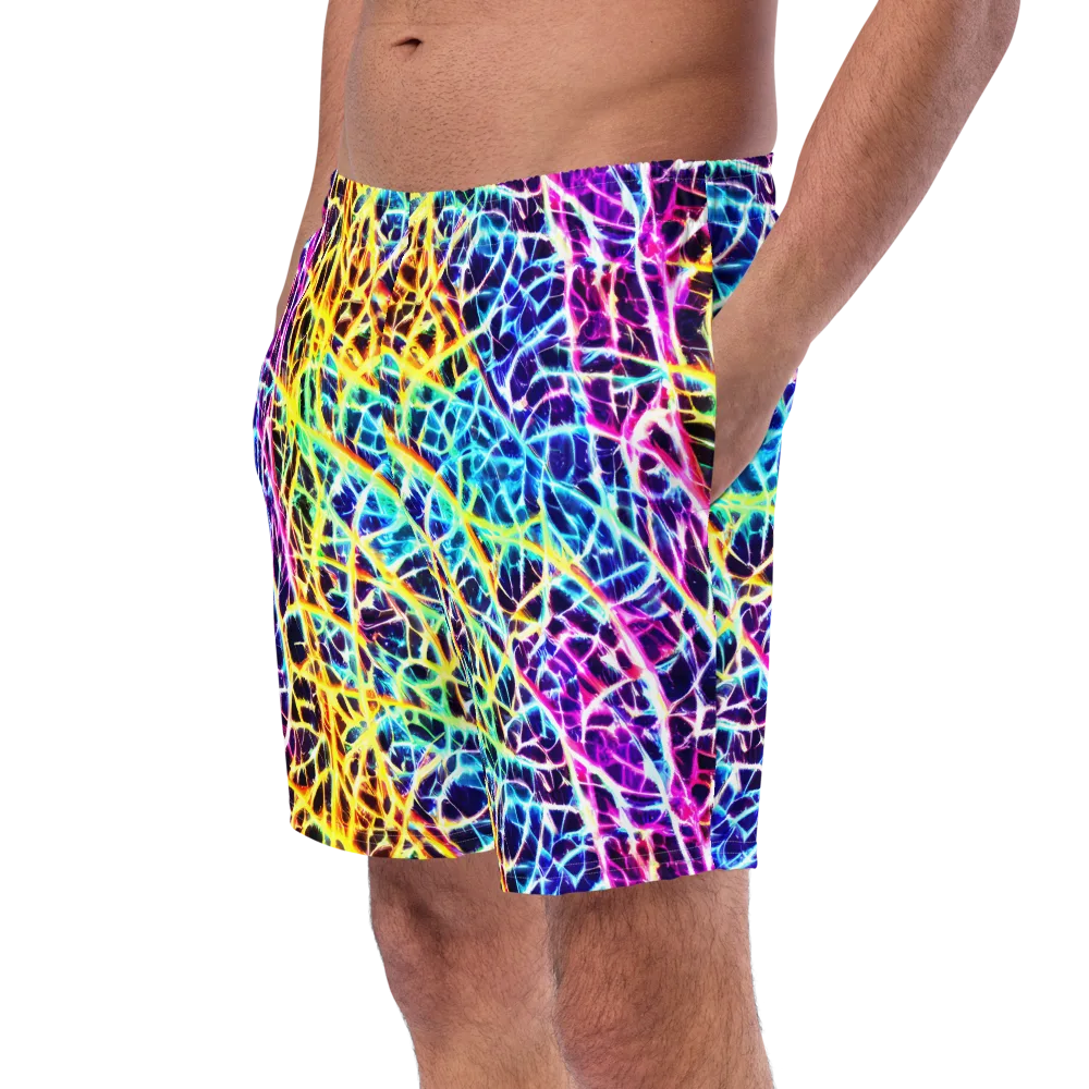 Voltage Web on Swim Trunks — Left Front