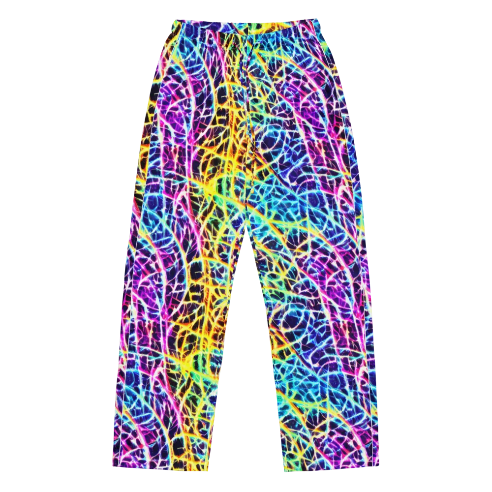 Voltage Web on Women's Pajama Pants — Front