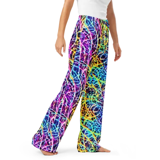 Voltage Web on a Women's Pajama Pants