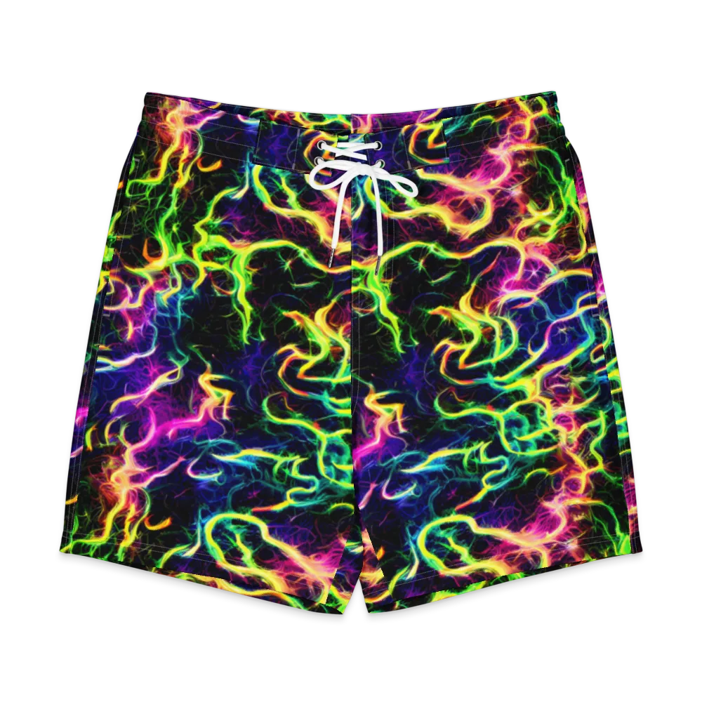 Wildfire Spectrum on Men's Board Shorts — Front