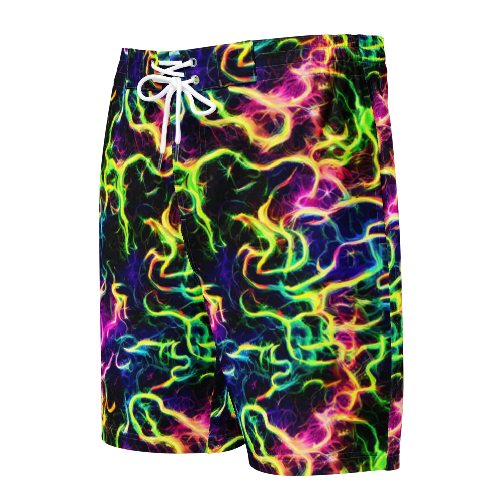 Wildfire Spectrum on Men's Board Shorts — Front