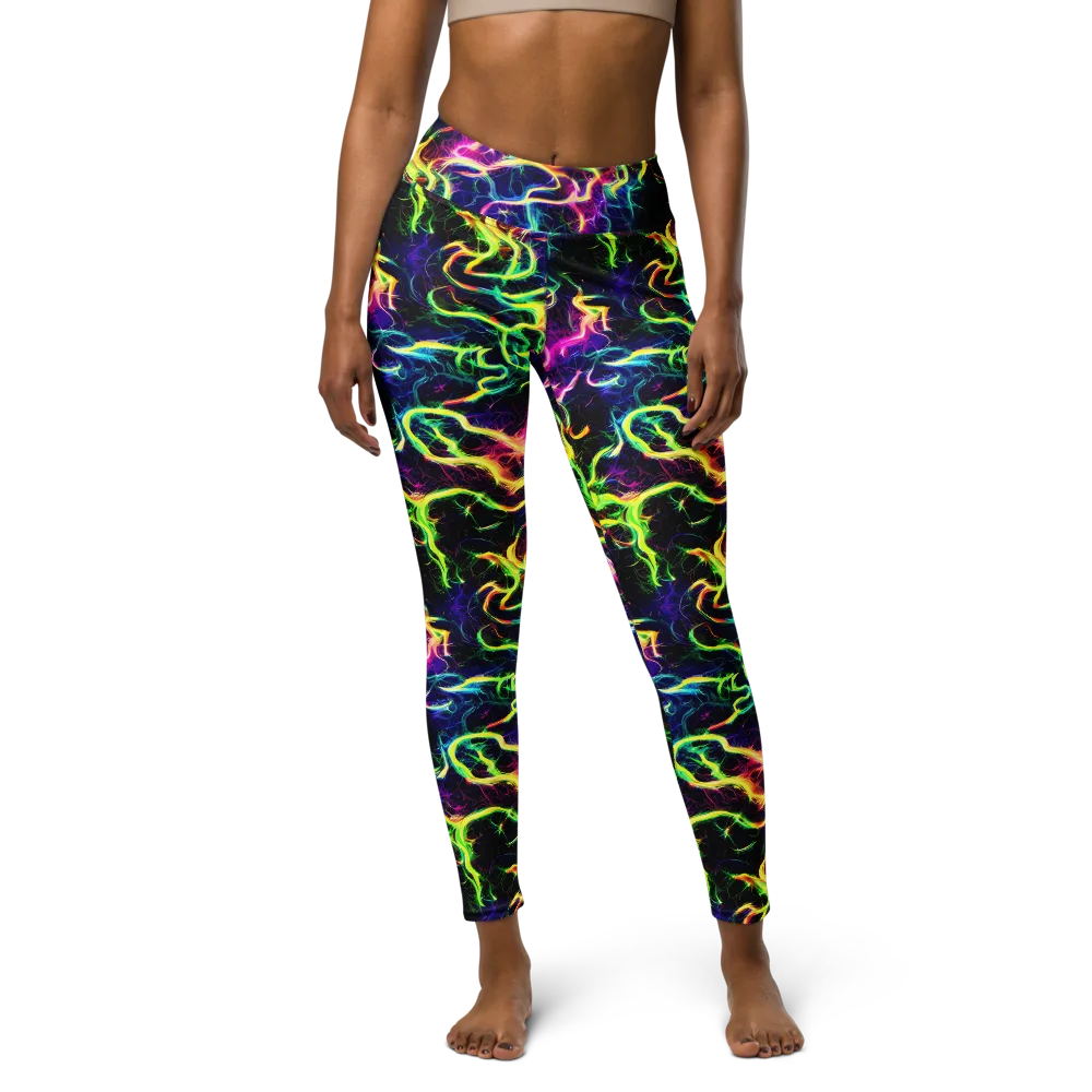 Wildfire Spectrum on Yoga Leggings — Front