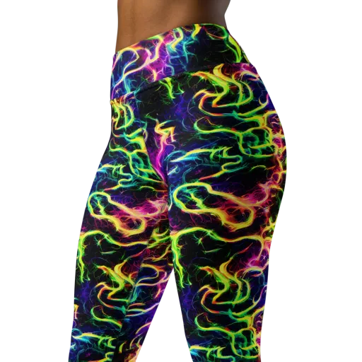 Wildfire Spectrum on a Yoga Leggings