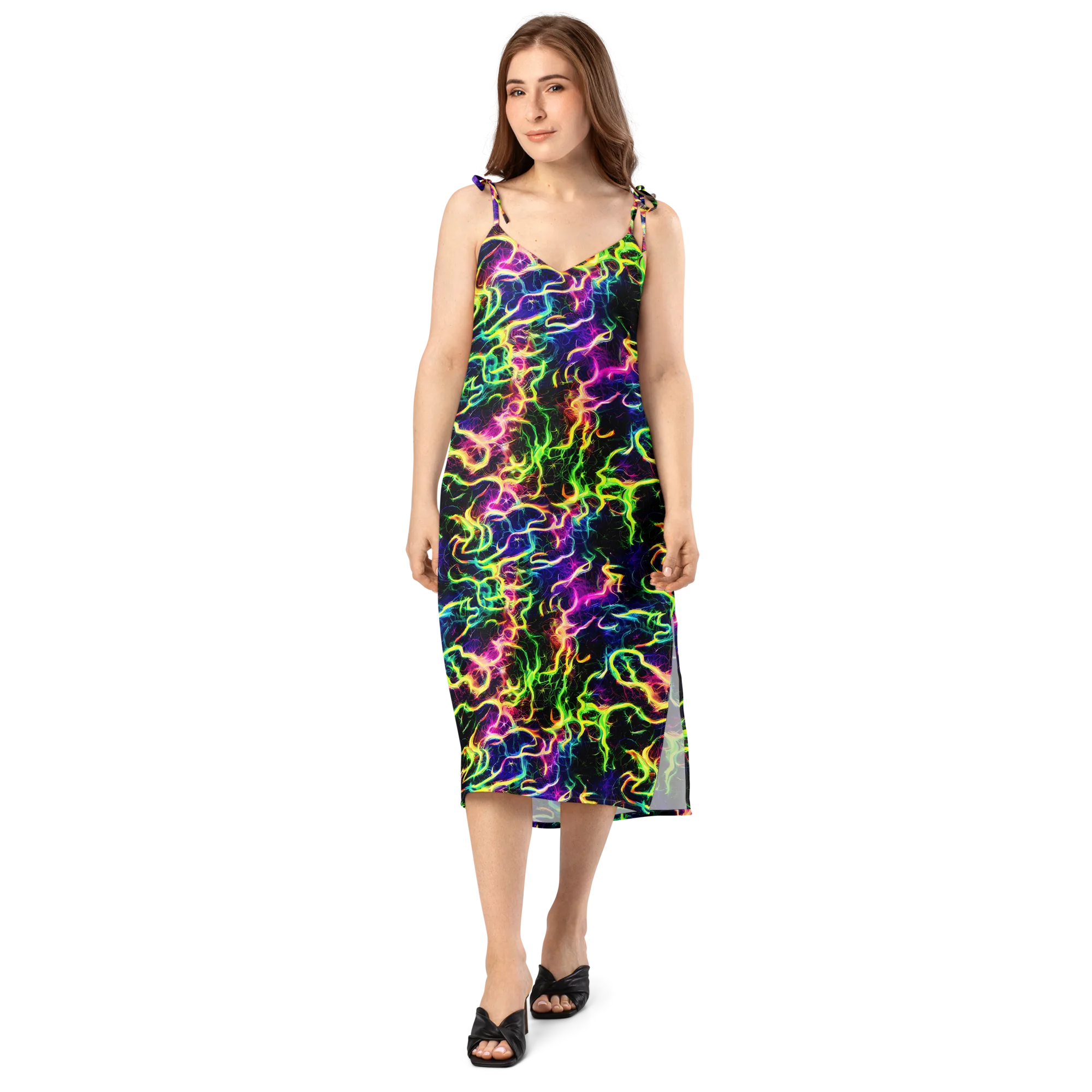 Wildfire Spectrum on Slip Dress — Front