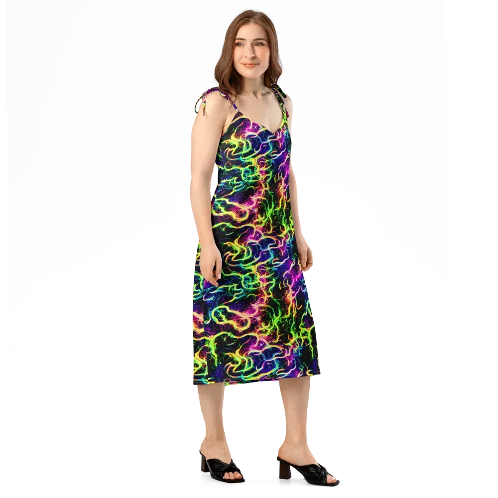 Wildfire Spectrum on Slip Dress — Right Front