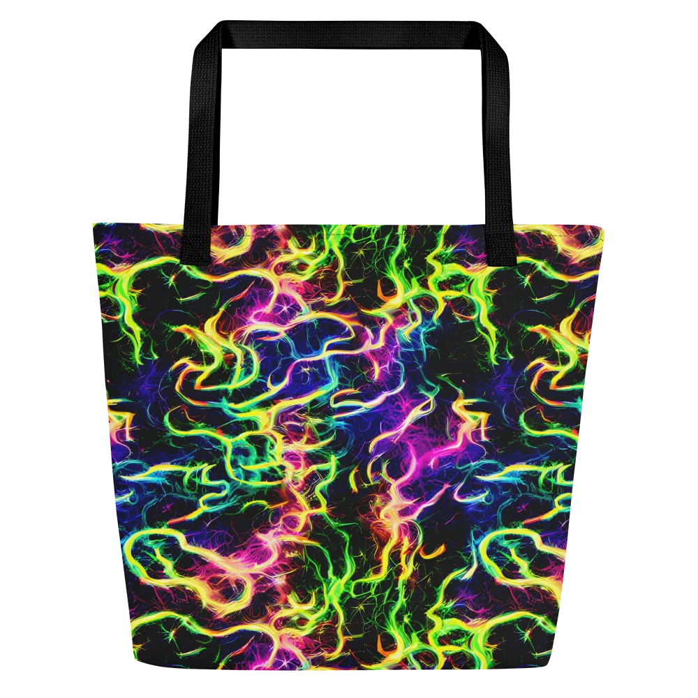 Wildfire Spectrum on Large Tote Bag W/ Pocket — Front