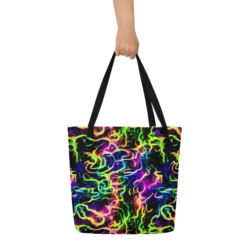 Wildfire Spectrum on Large Tote Bag W/ Pocket — Front