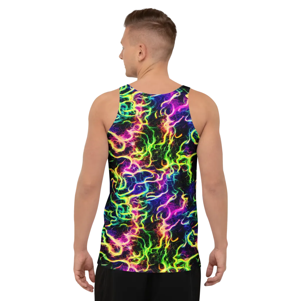 Wildfire Spectrum on Men's Tank Top — Back