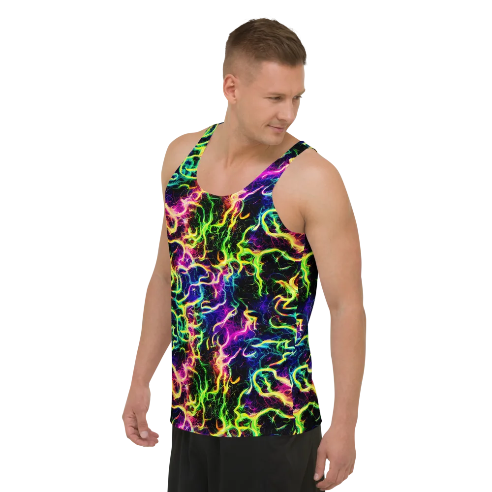 Wildfire Spectrum on Men's Tank Top — Left Front