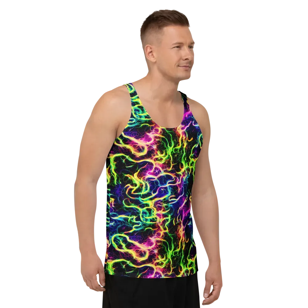 Wildfire Spectrum on Men's Tank Top — Right Front