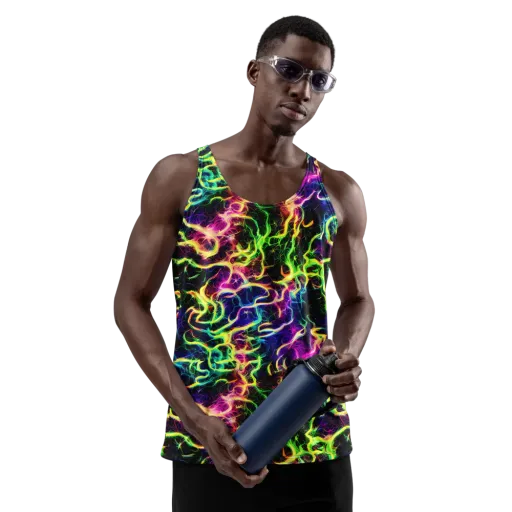 Wildfire Spectrum on a Men's Tank Top