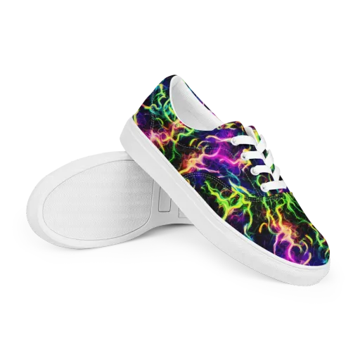 Wildfire Spectrum on a Men's Lace-Up Canvas Shoes
