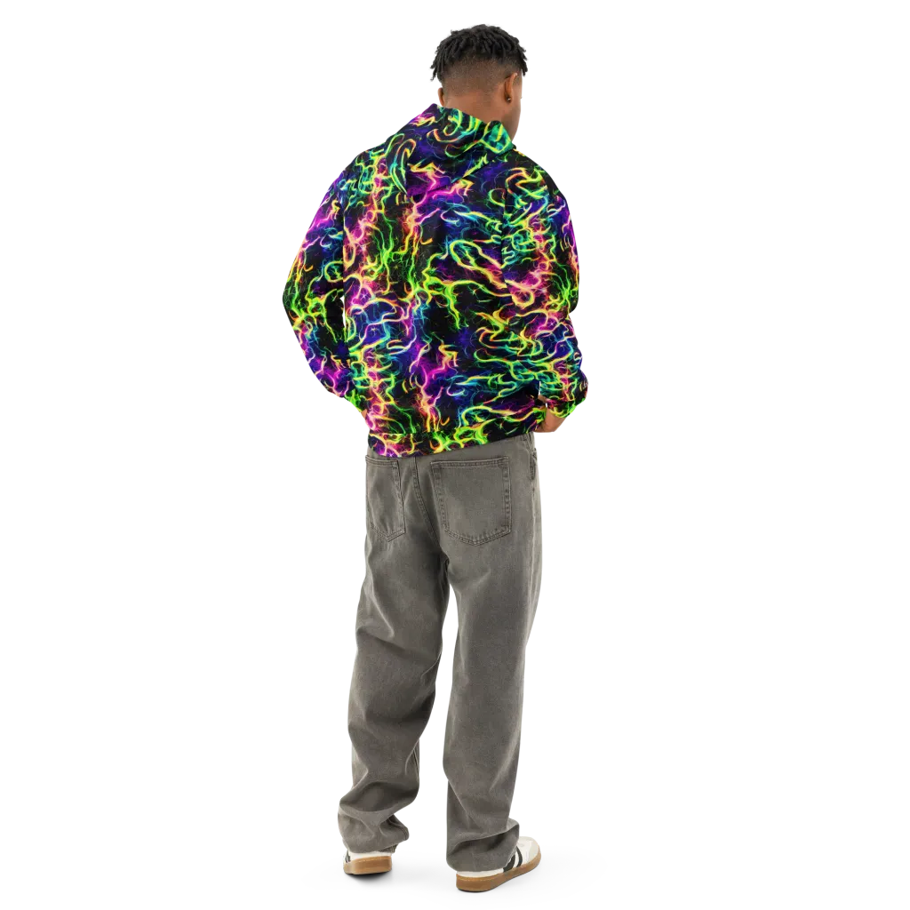 Wildfire Spectrum on Cotton Hoodie — Back