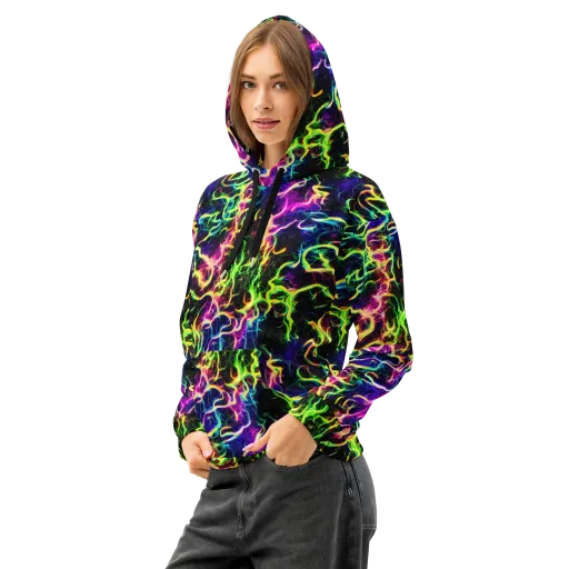 Wildfire Spectrum on a Cotton Hoodie