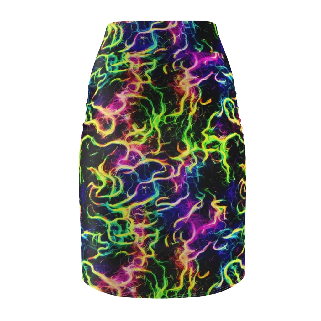 Wildfire Spectrum on Pencil Skirt — Back