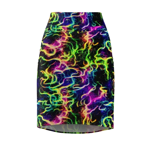 Wildfire Spectrum on a Pencil Skirt