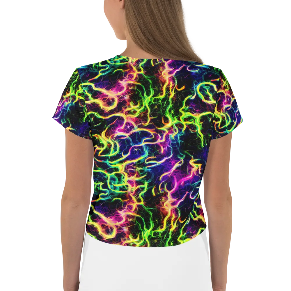 Wildfire Spectrum on Crop Tee — Back