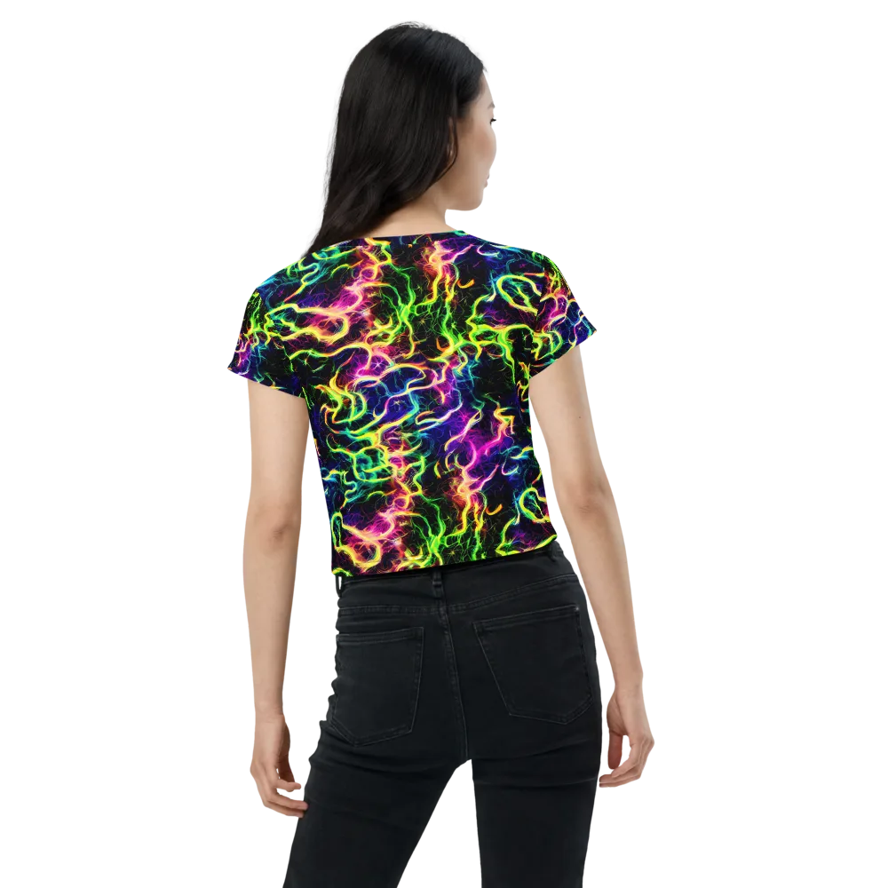 Wildfire Spectrum on Crop Tee — Back