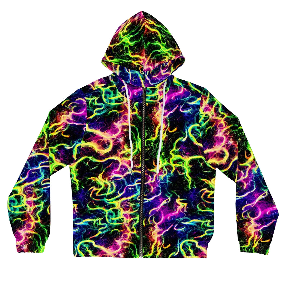 Wildfire Spectrum on Women's Full-Zip Hoodie — Front