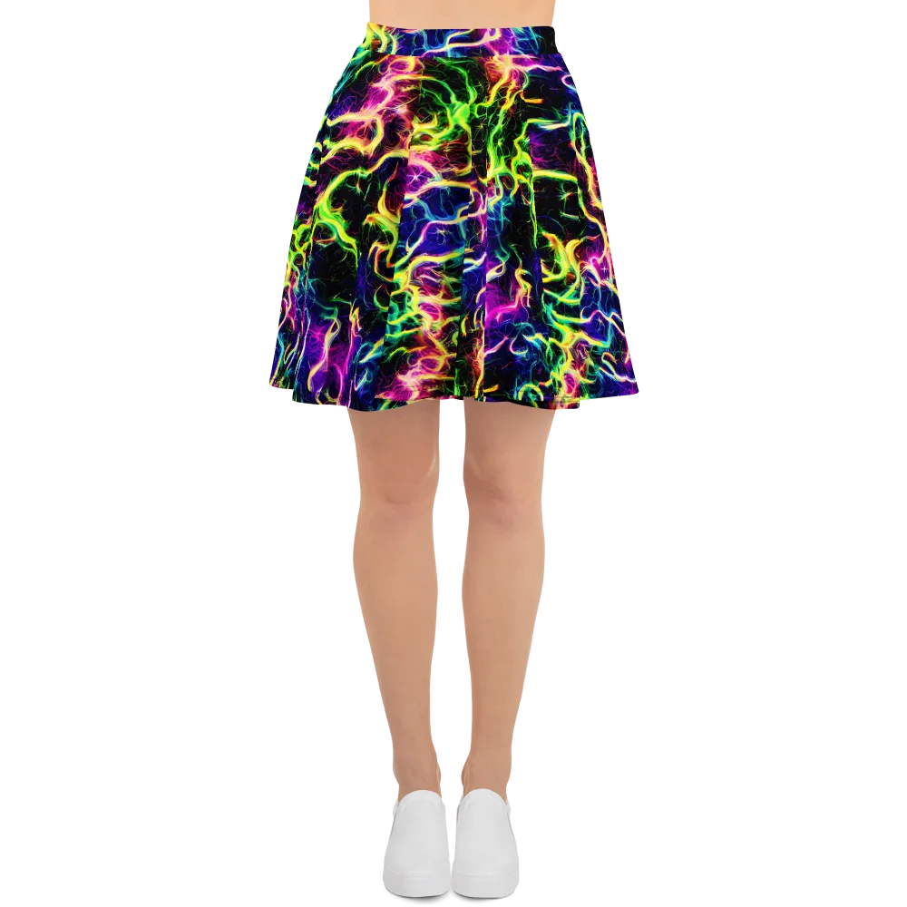 Wildfire Spectrum on Skater Skirt — Front