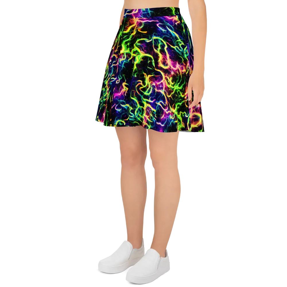 Wildfire Spectrum on Skater Skirt — Left
