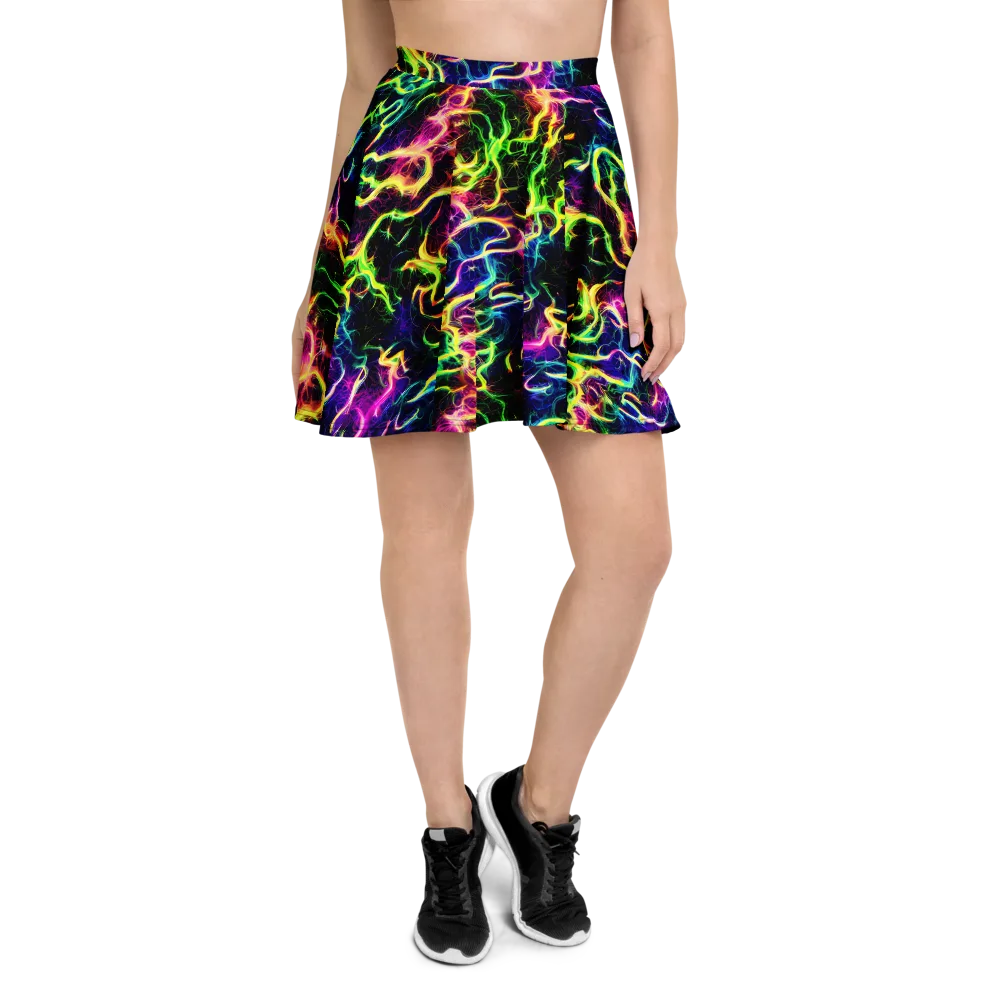 Wildfire Spectrum on Skater Skirt — Front