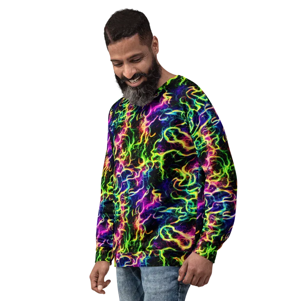 Wildfire Spectrum on Sweatshirt — Left Front