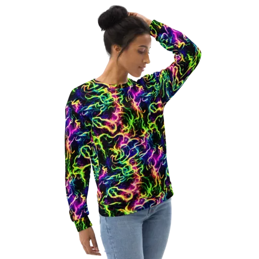 Wildfire Spectrum on a Sweatshirt