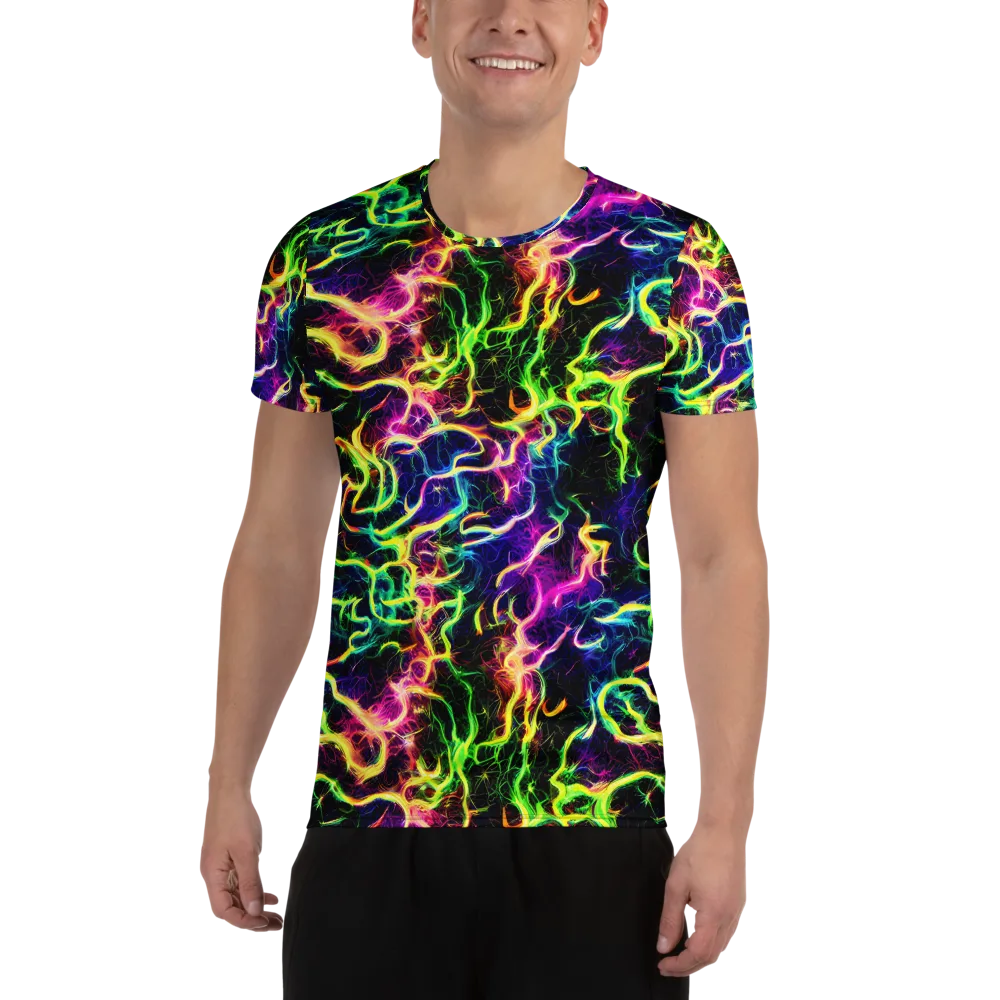 Wildfire Spectrum on Men's Athletic T-Shirt — Front