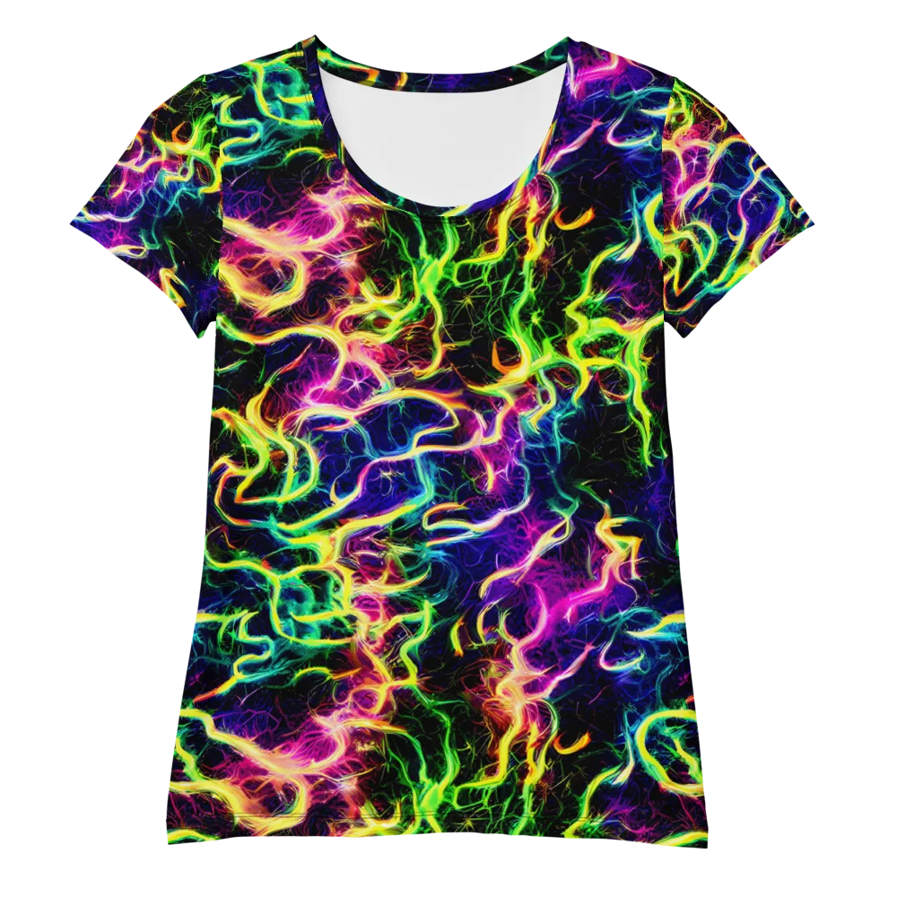 Wildfire Spectrum on Women's Athletic T-Shirt — Front