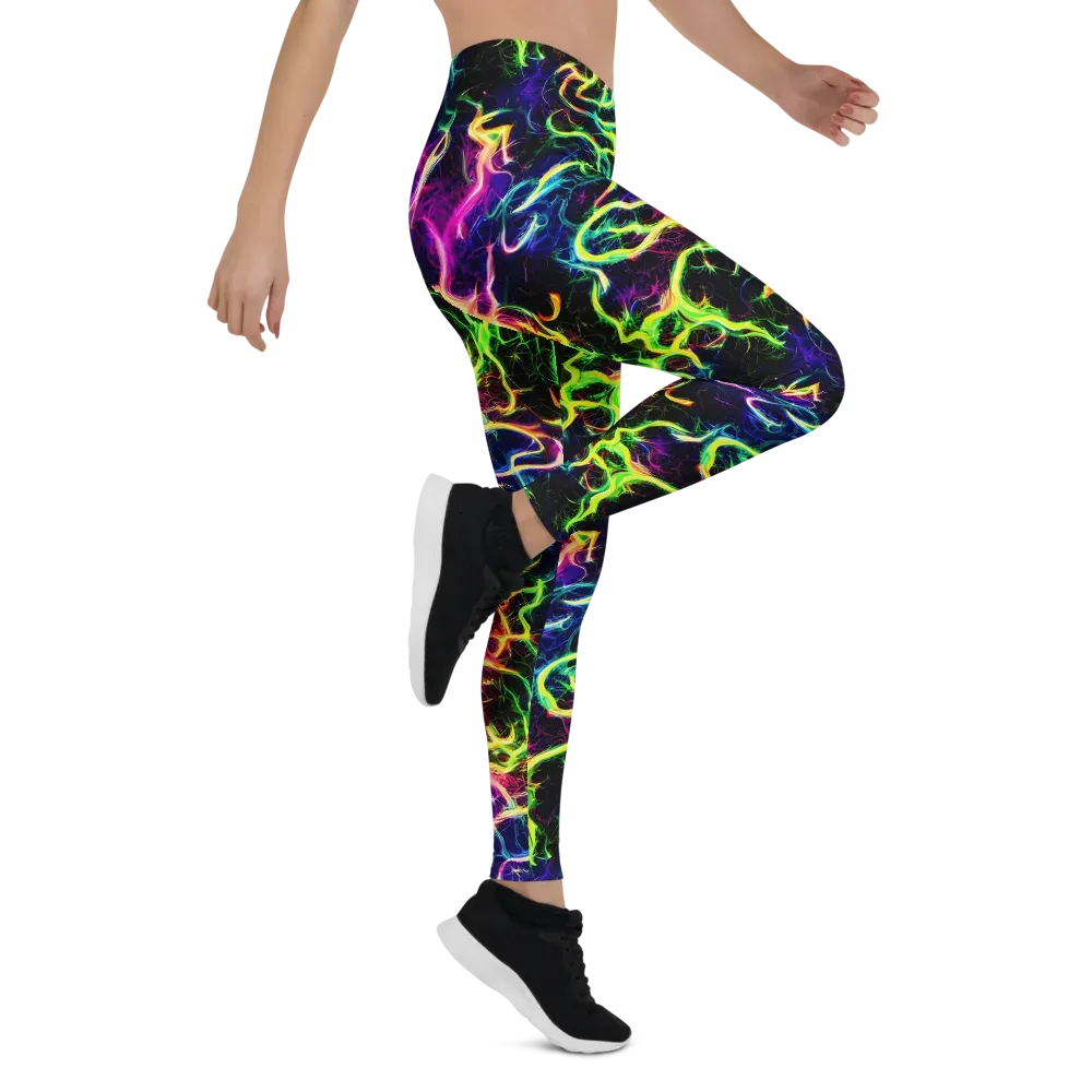 Wildfire Spectrum on Leggings — Right