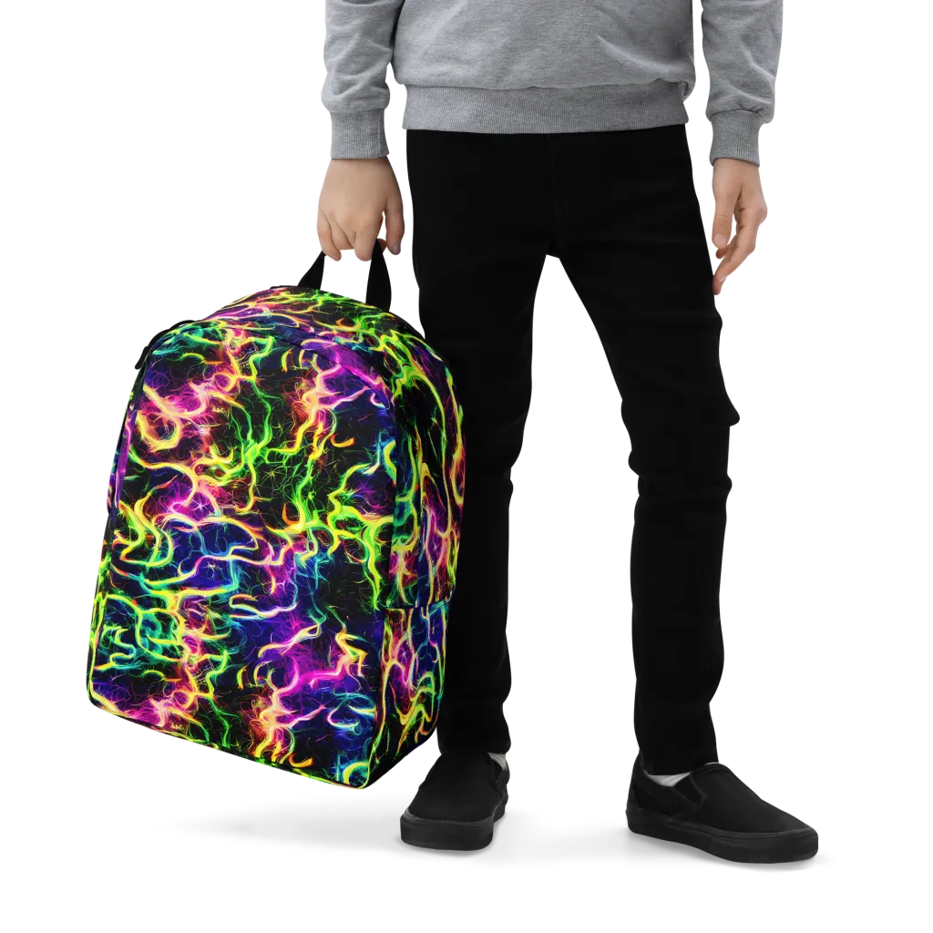 Wildfire Spectrum on Minimalist Backpack — Zoomed-in