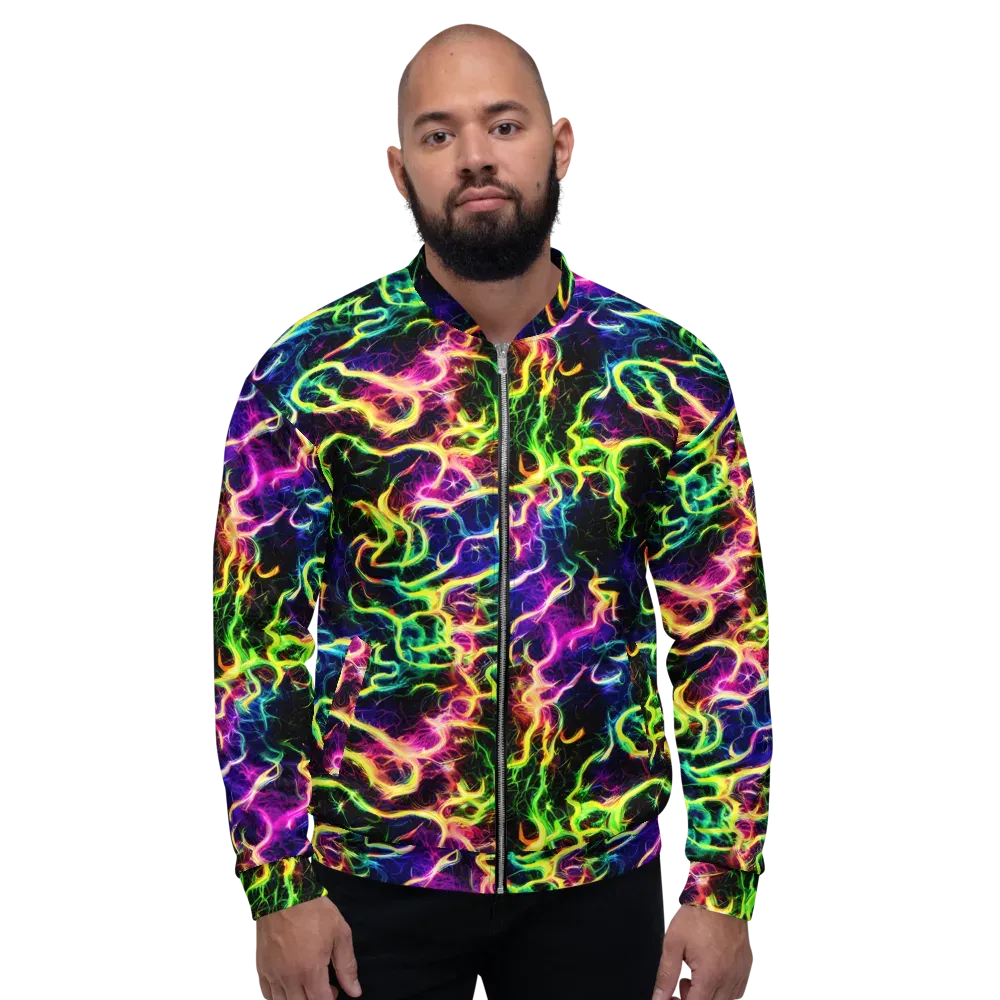 Wildfire Spectrum on Bomber Jacket — Front