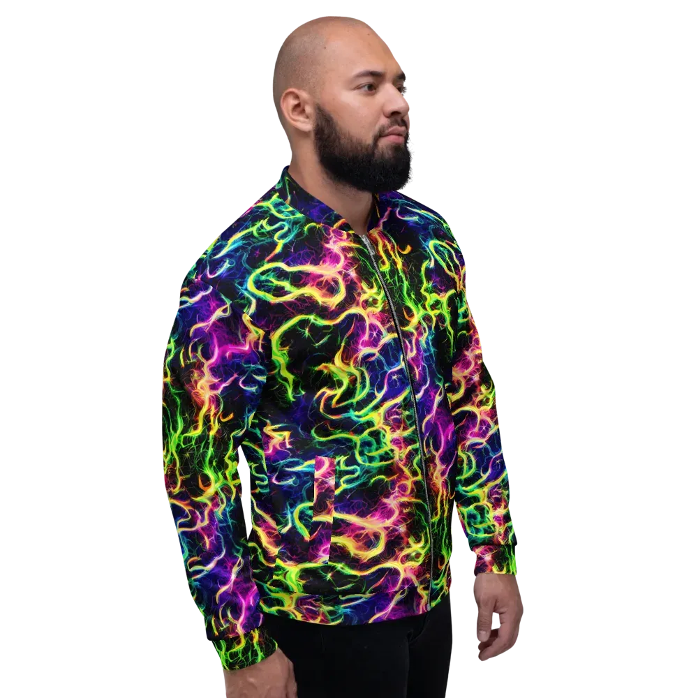 Wildfire Spectrum on Bomber Jacket — Right