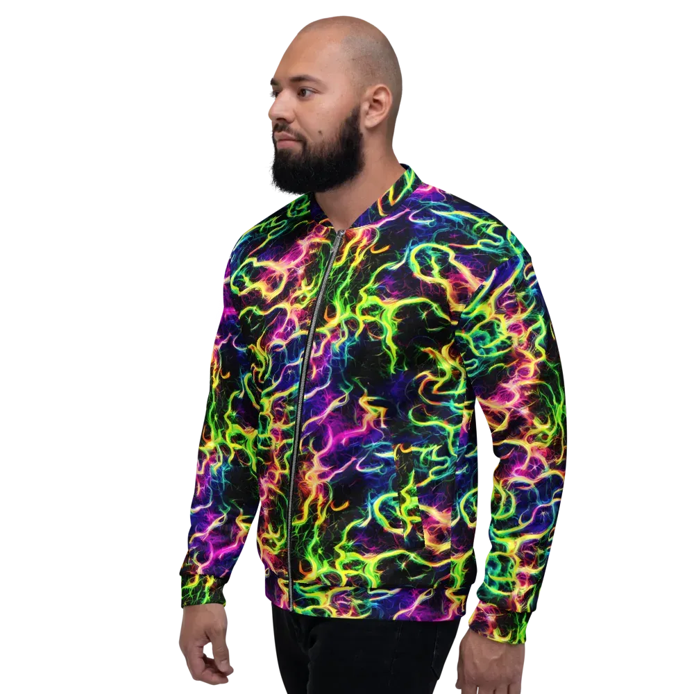 Wildfire Spectrum on Bomber Jacket — Left