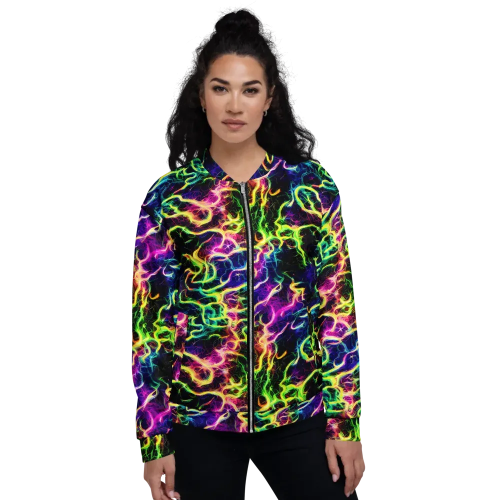 Wildfire Spectrum on Bomber Jacket — Front