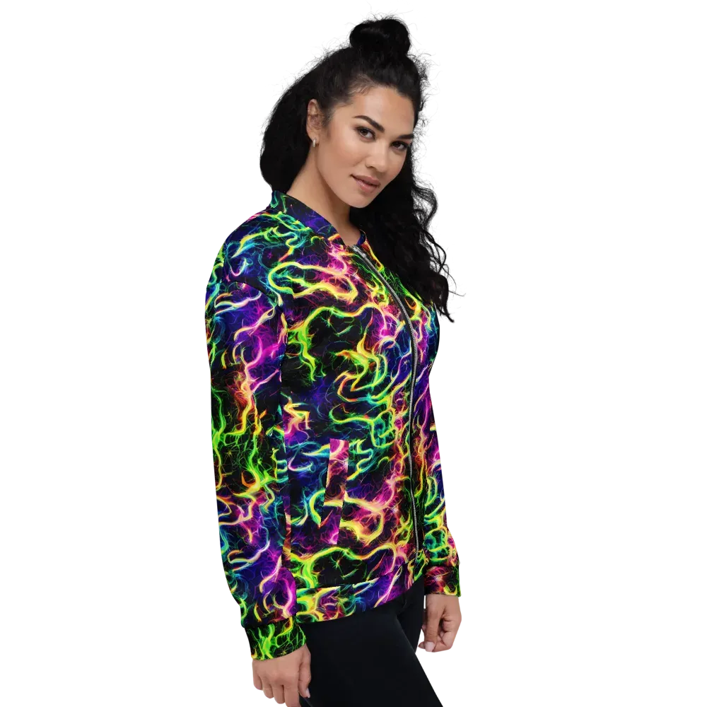 Wildfire Spectrum on Bomber Jacket — Right
