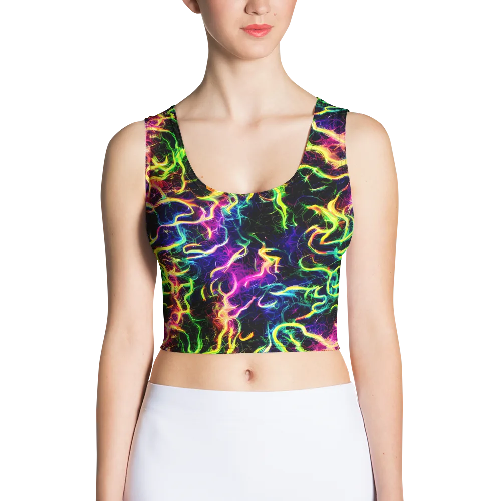 Wildfire Spectrum on Crop Top — Front