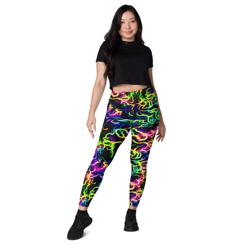 Wildfire Spectrum on Leggings with Pockets — Front